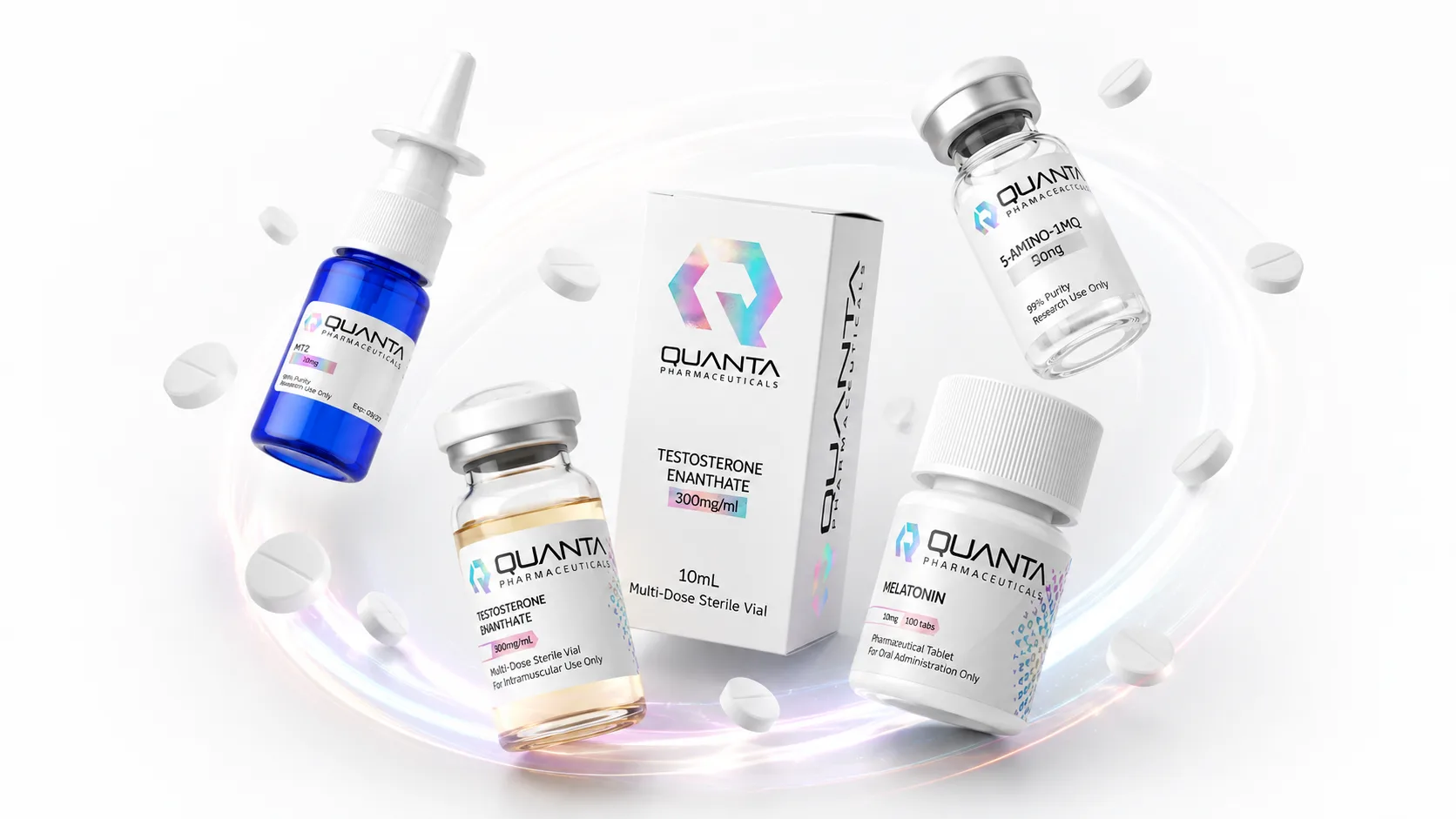 Quanta Pharmaceutical products, independently tested and QR batch verified